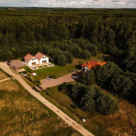 Panorama Lasu Komfortowe Z Jacuzzi Leba-nowecin Ferienhaus Nowecin