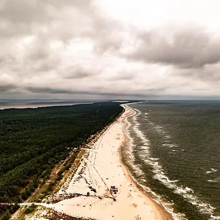 Nyaraló Panorama Lasu Komfortowe Z Jacuzzi Leba-nowecin