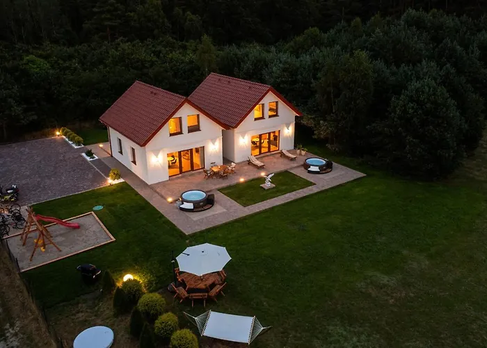 Panorama Lasu Komfortowe Z Jacuzzi Leba-nowecin *