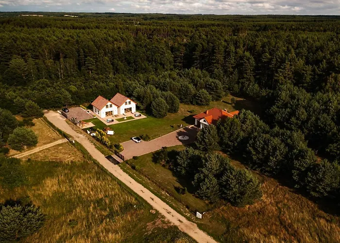 Panorama Lasu Komfortowe Z Jacuzzi Leba-nowecin Semesterbostad Nowecin